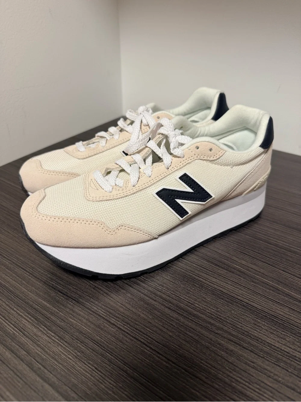 New Balance Beige and Cream Women's Casual Sneakers